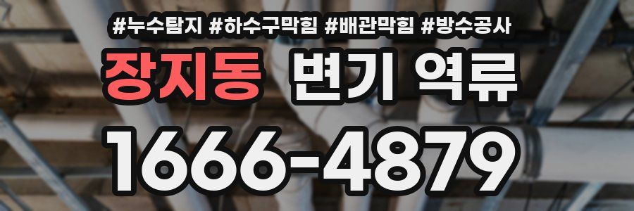 장지동 변기 역류