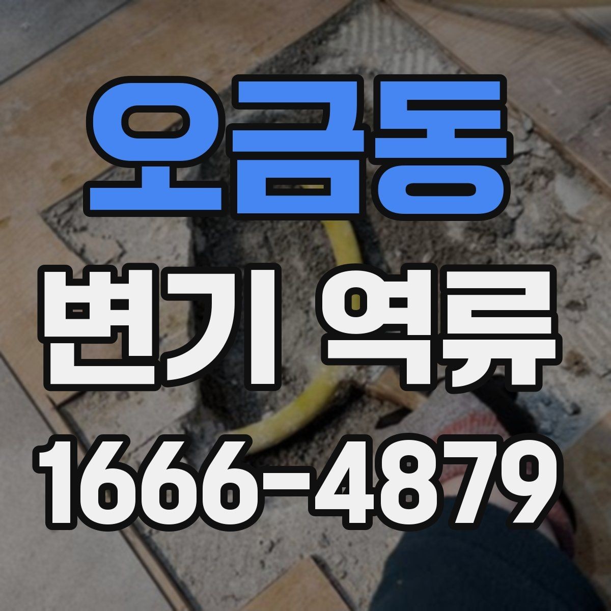 오금동 변기 역류 문제와 배관 청소의 필요성