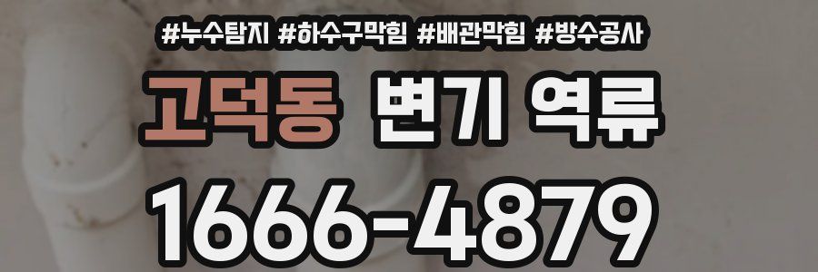 고덕동 변기 역류
