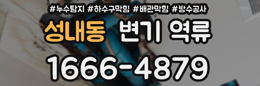 성내동 변기 역류