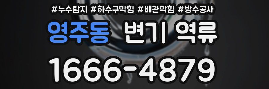 영주동 변기 역류