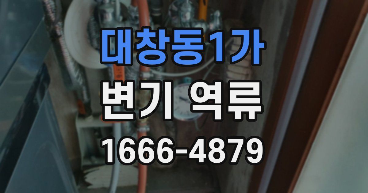 대창동1가 변기 역류