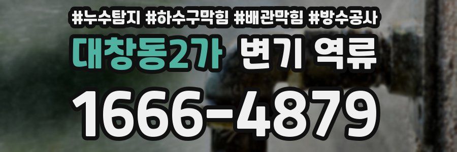 대창동2가 변기 역류