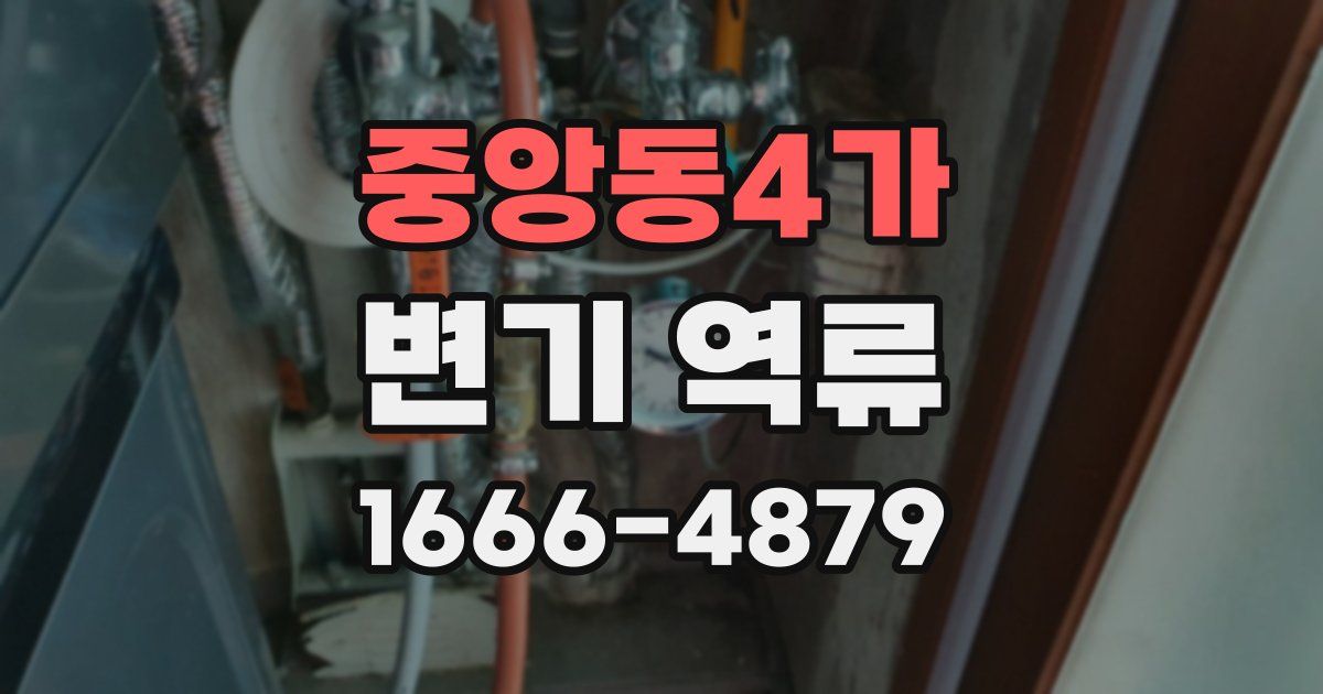 중앙동4가 변기 역류