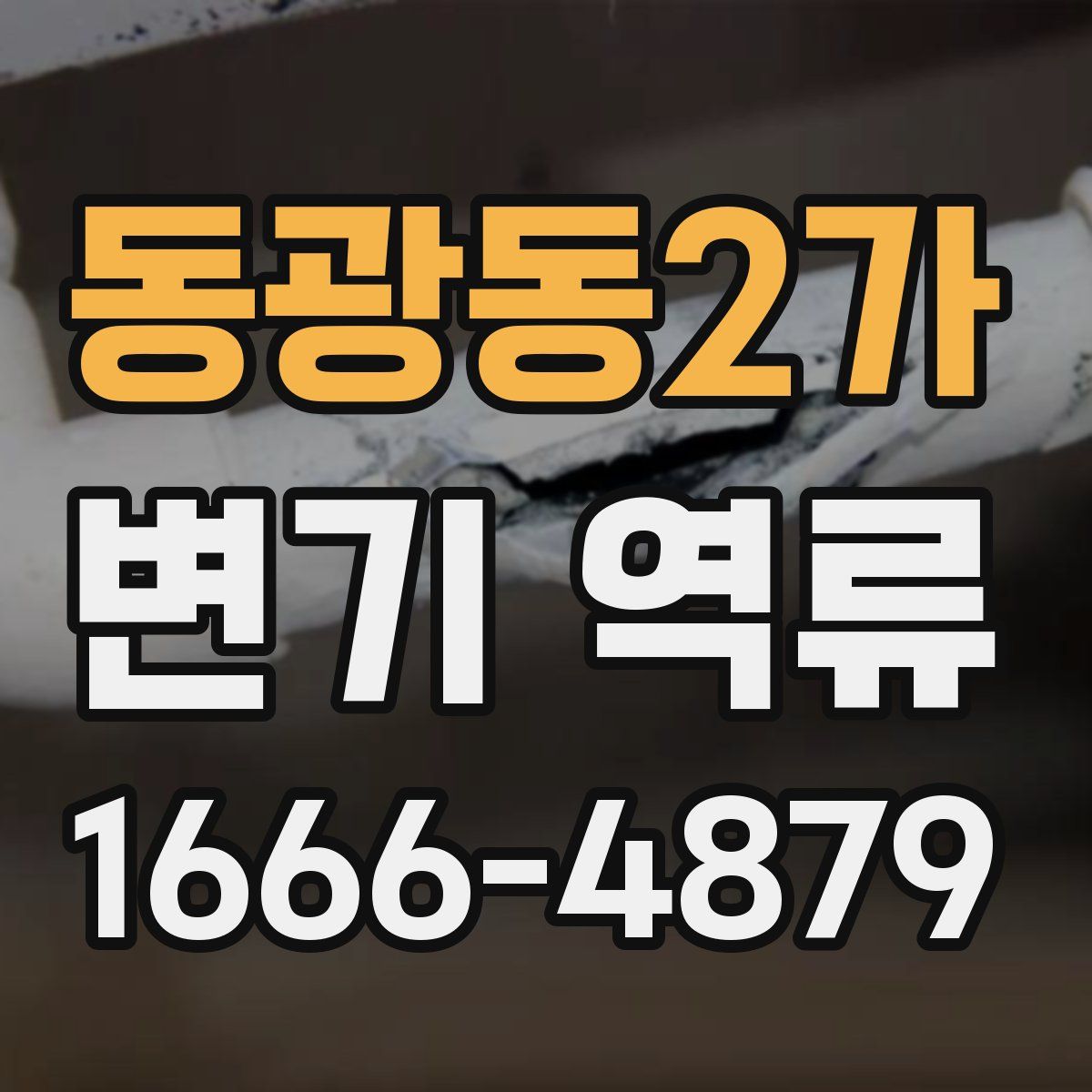 동광동2가 변기 역류