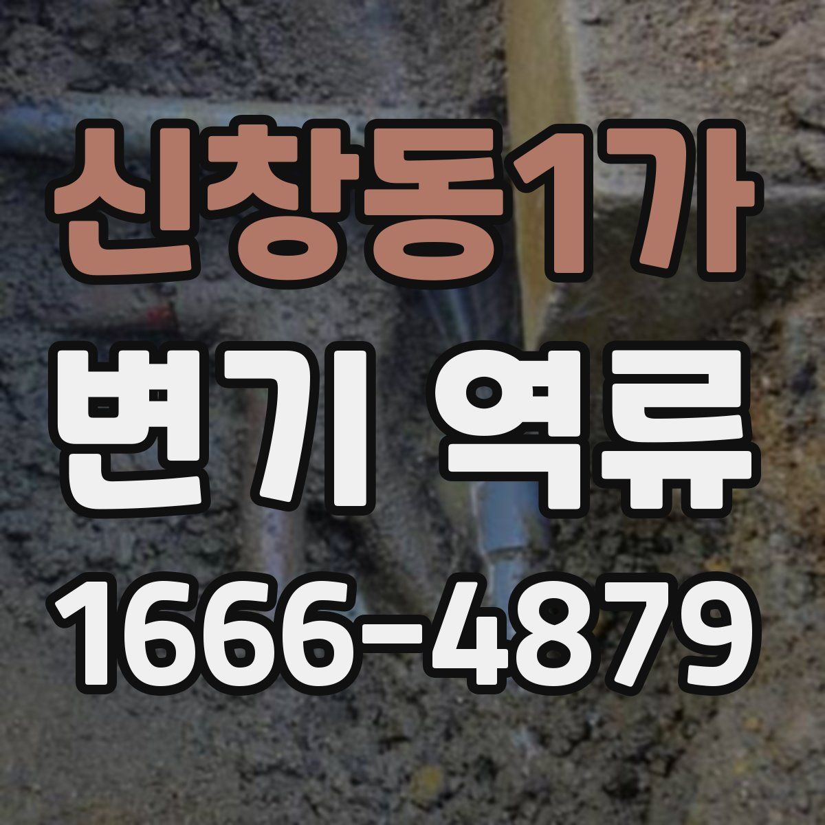 신창동1가 변기 역류