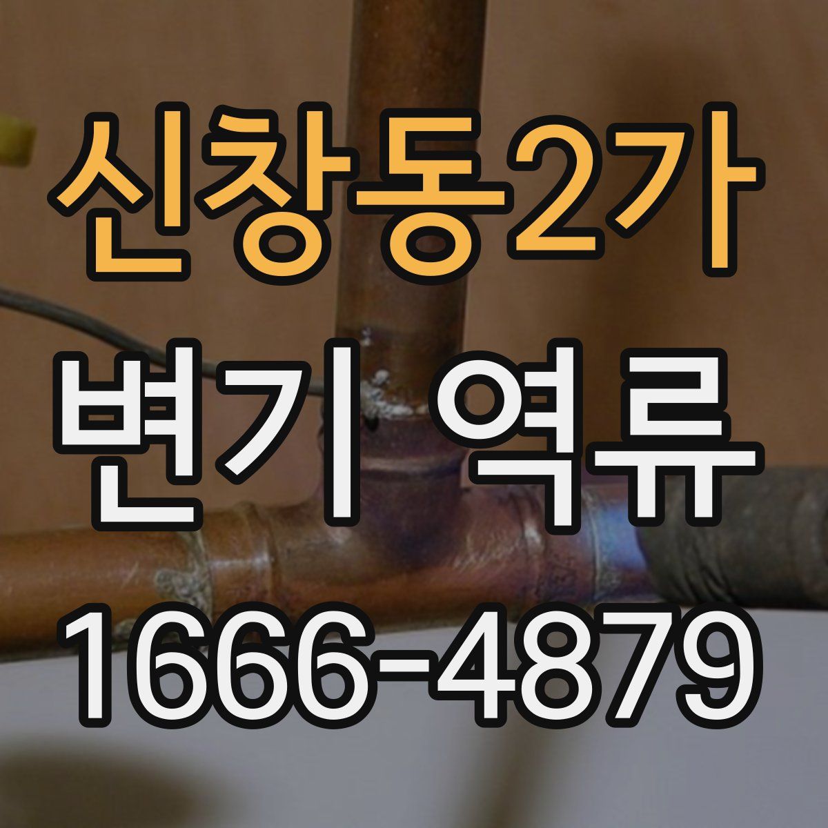 신창동2가 변기 역류