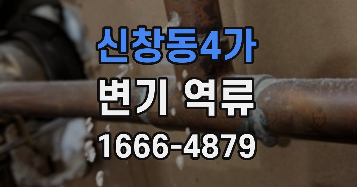 신창동4가 변기 역류