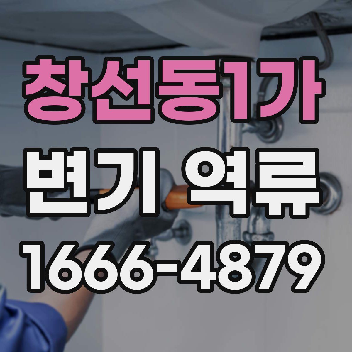 창선동1가 변기 역류