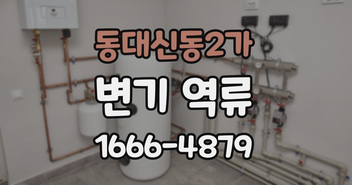 동대신동2가 변기 역류