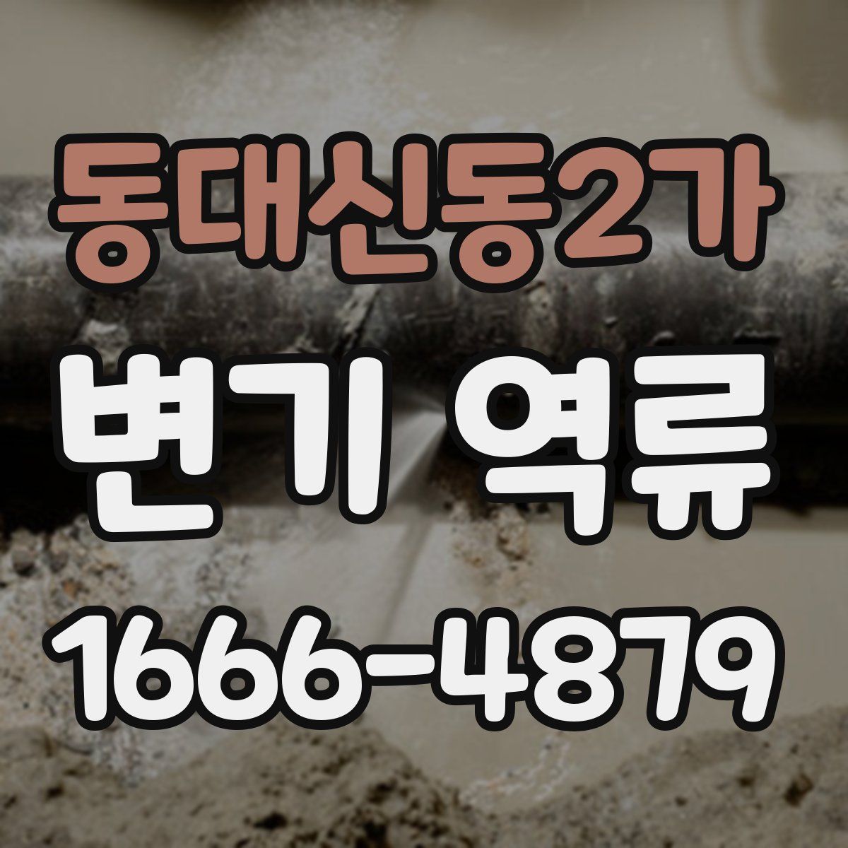 동대신동2가 변기 역류