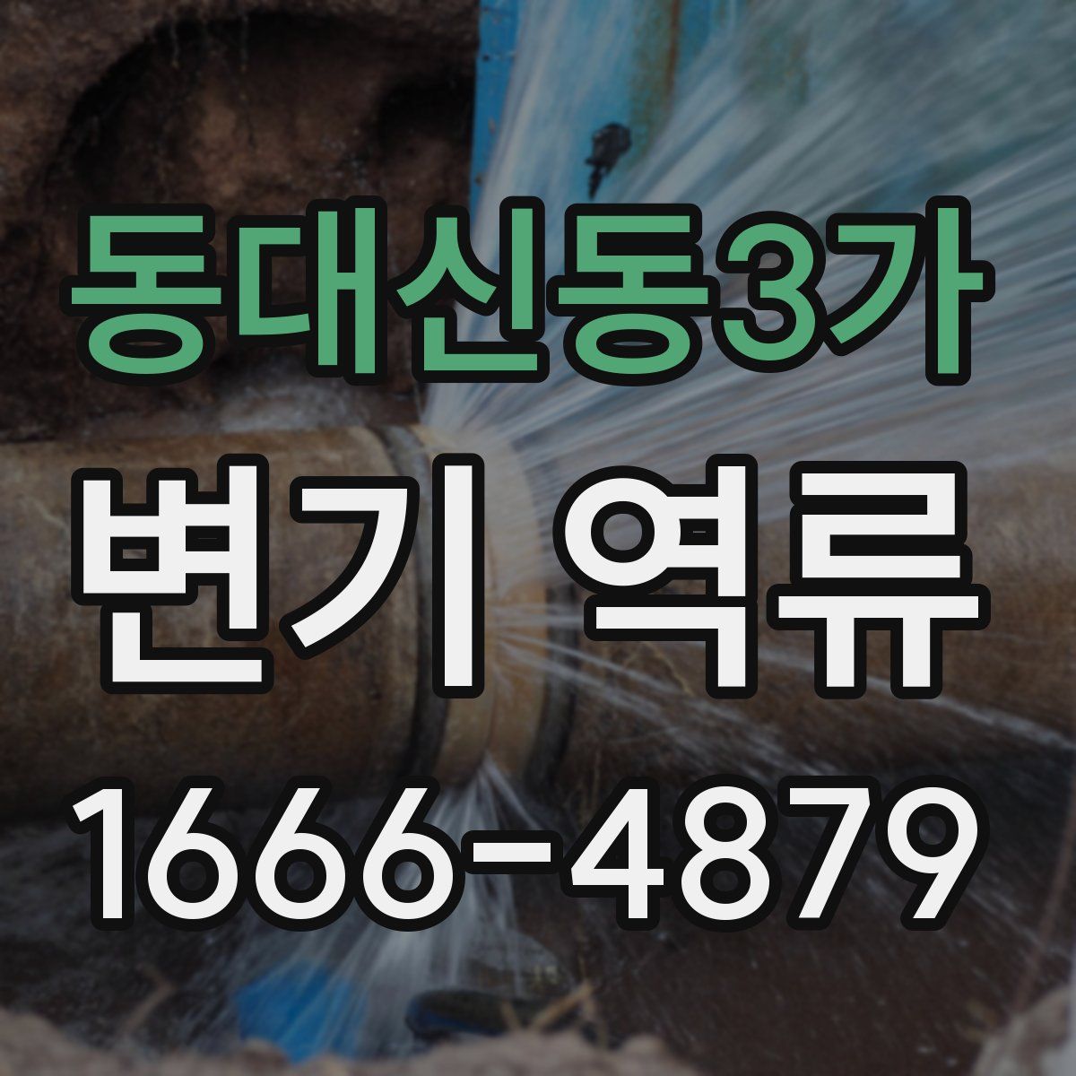 동대신동3가 변기 역류
