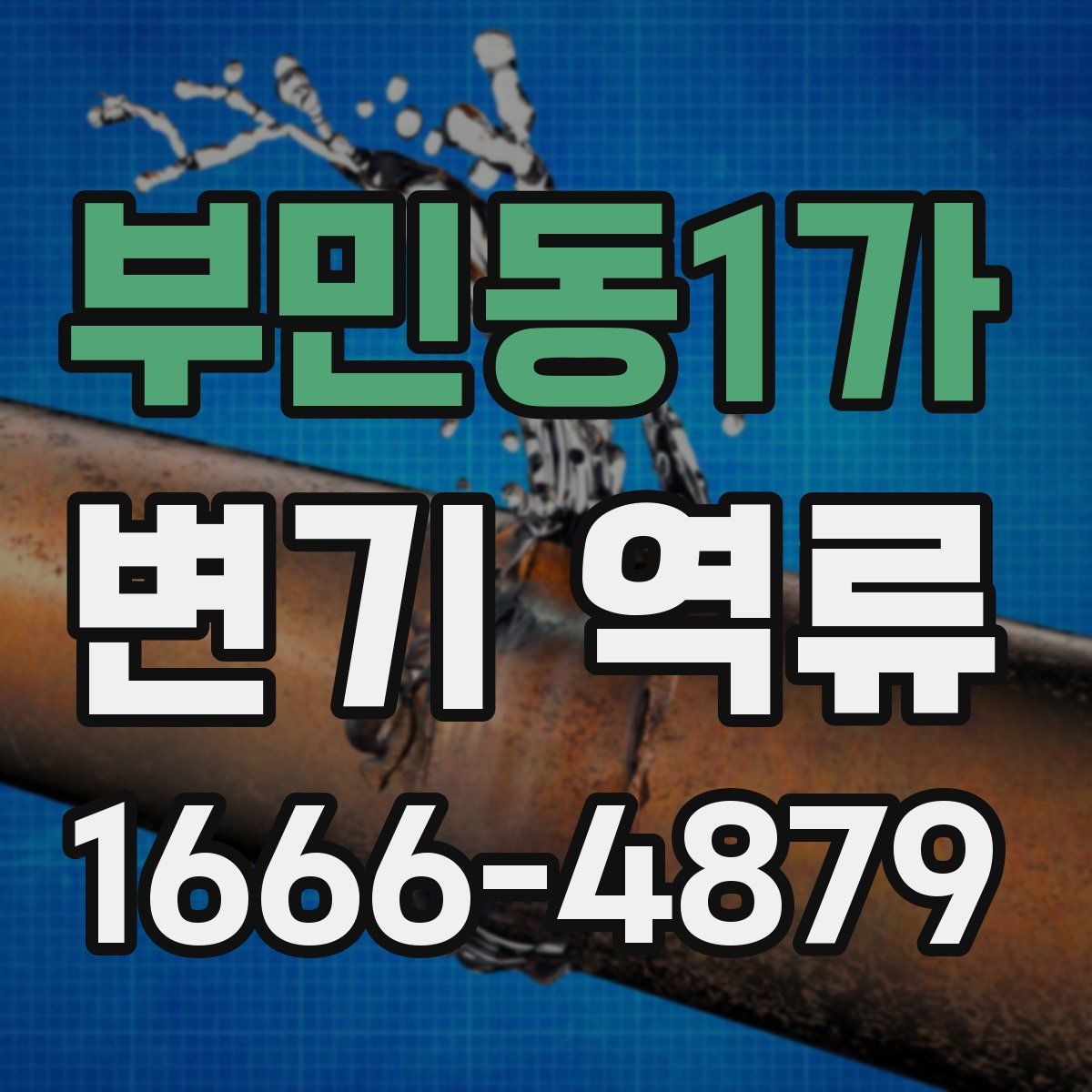 부민동1가 변기 역류