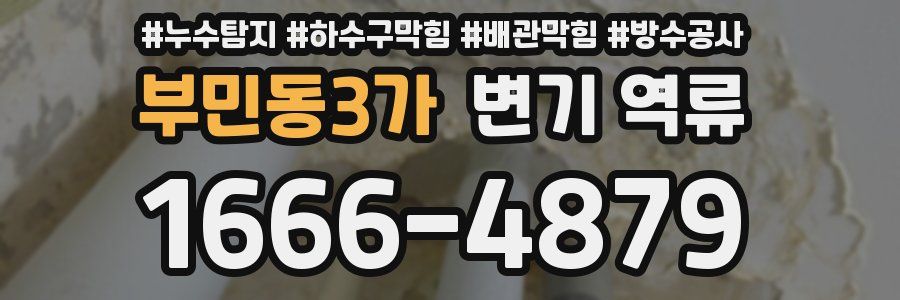 부민동3가 변기 역류