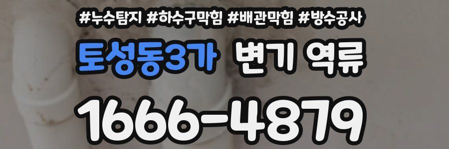 토성동3가 변기 역류