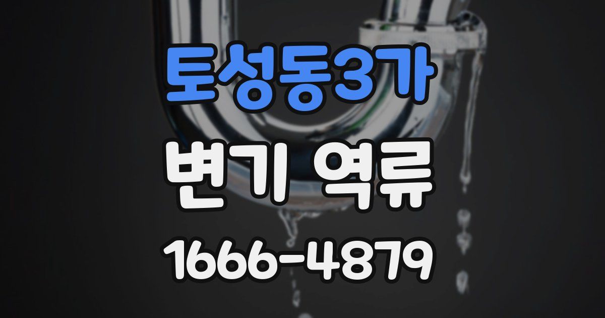 토성동3가 변기 역류