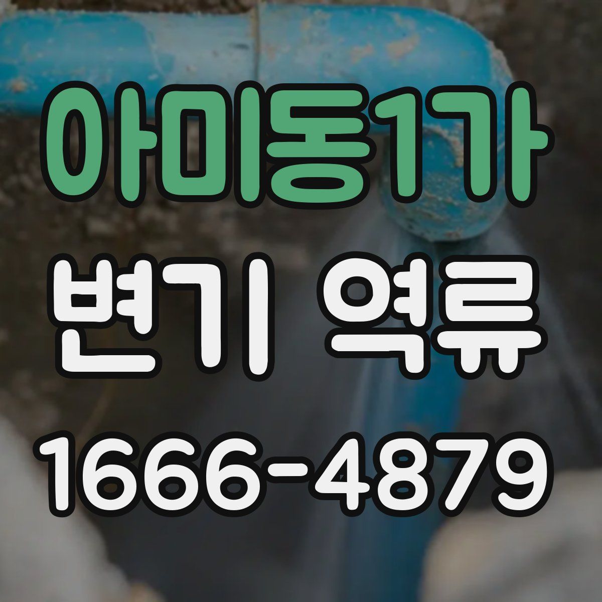 아미동1가 변기 역류