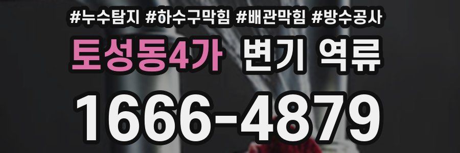 토성동4가 변기 역류
