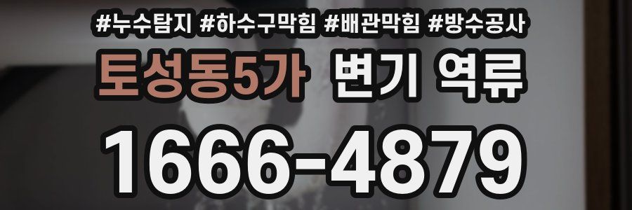 토성동5가 변기 역류