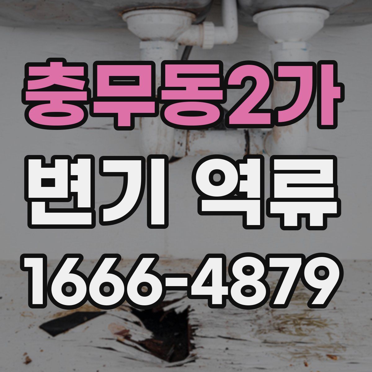 충무동2가 변기 역류