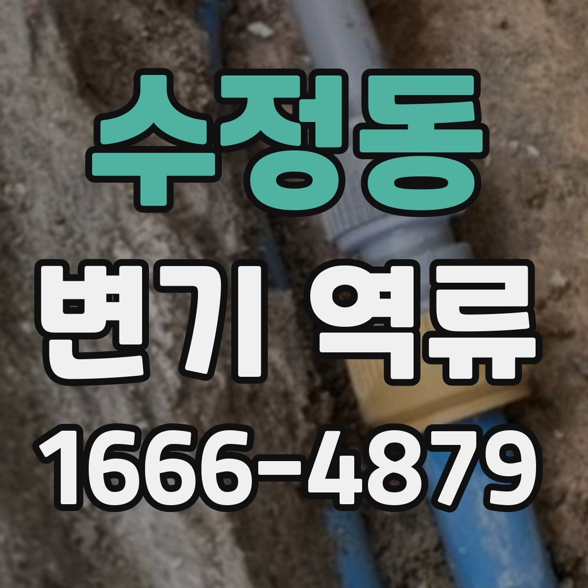 수정동 변기 역류