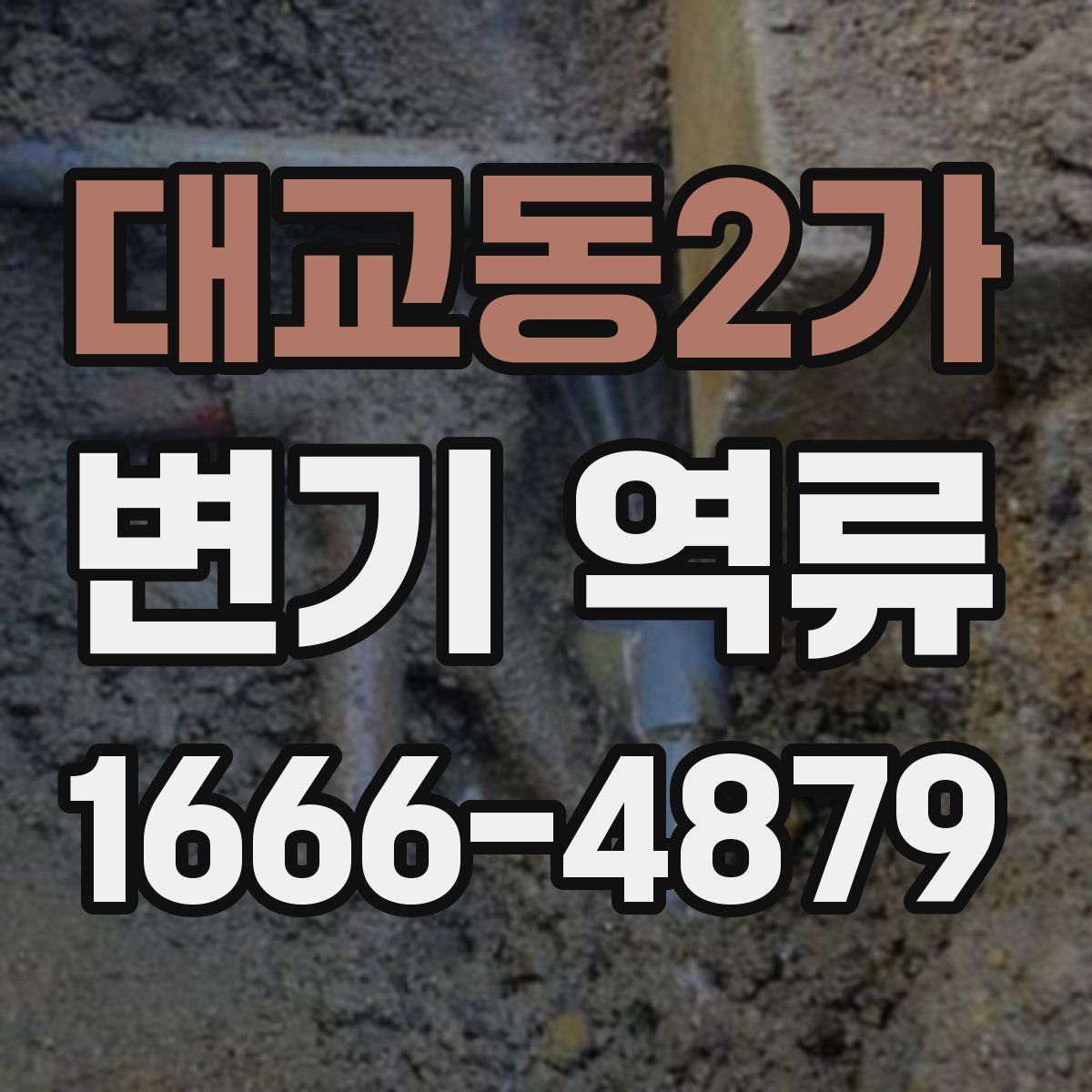 대교동2가 변기 역류