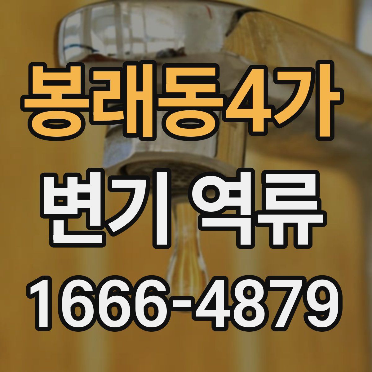 봉래동4가 변기 역류
