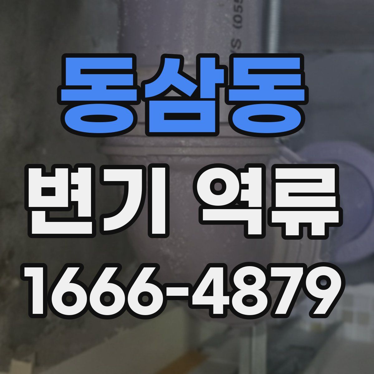 동삼동 변기 역류