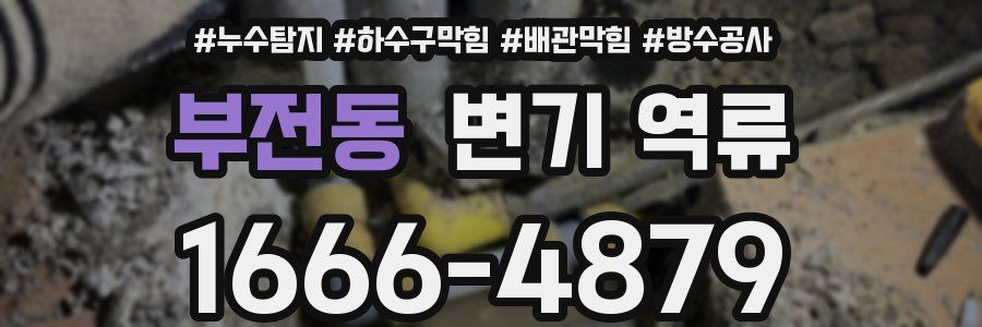 부전동 변기 역류