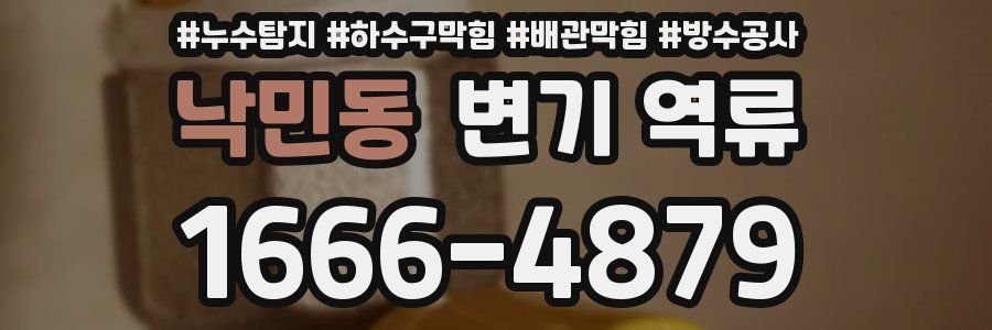 낙민동 변기 역류