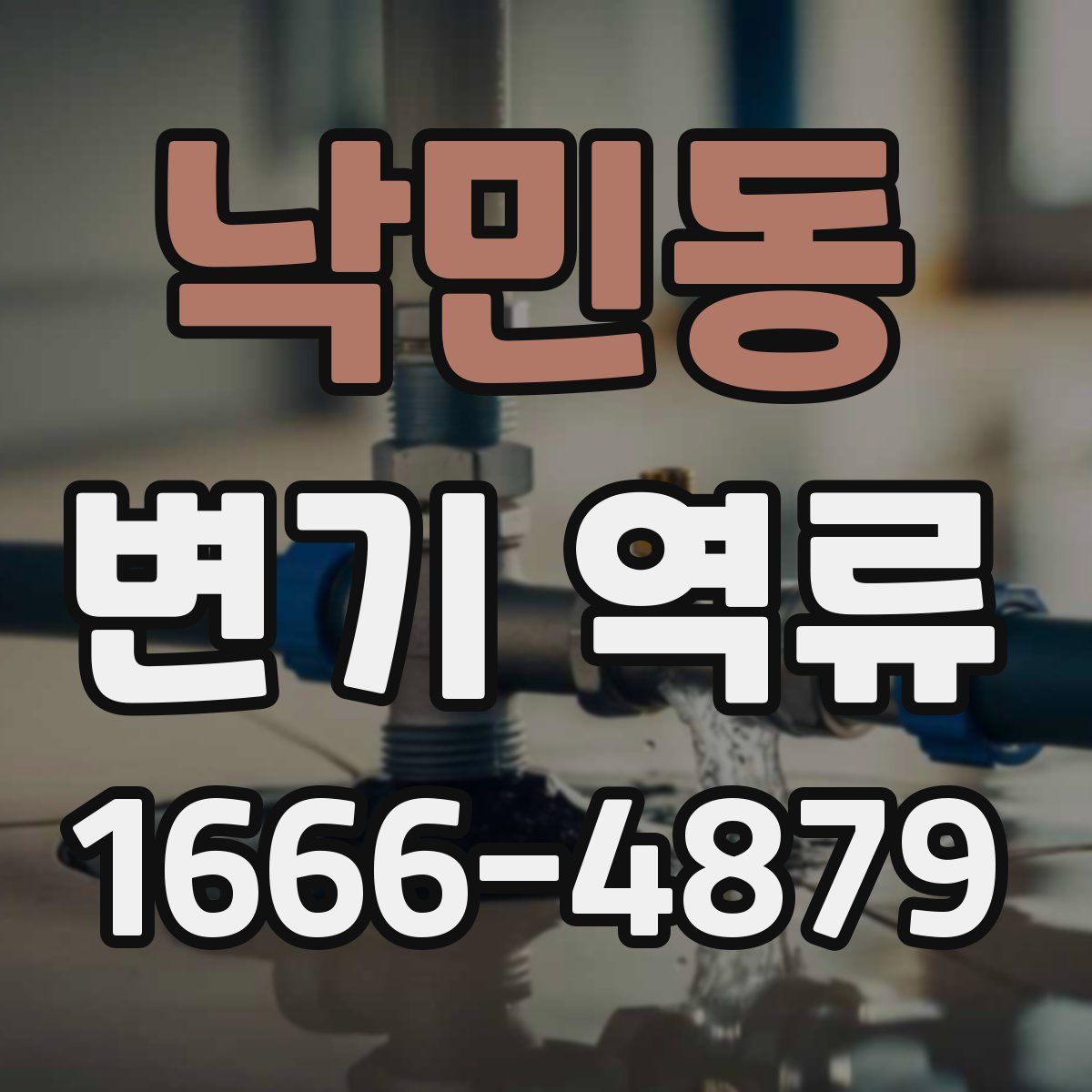 낙민동 변기 역류