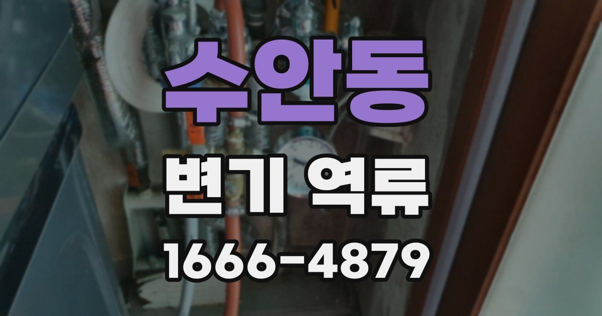 수안동 변기 역류
