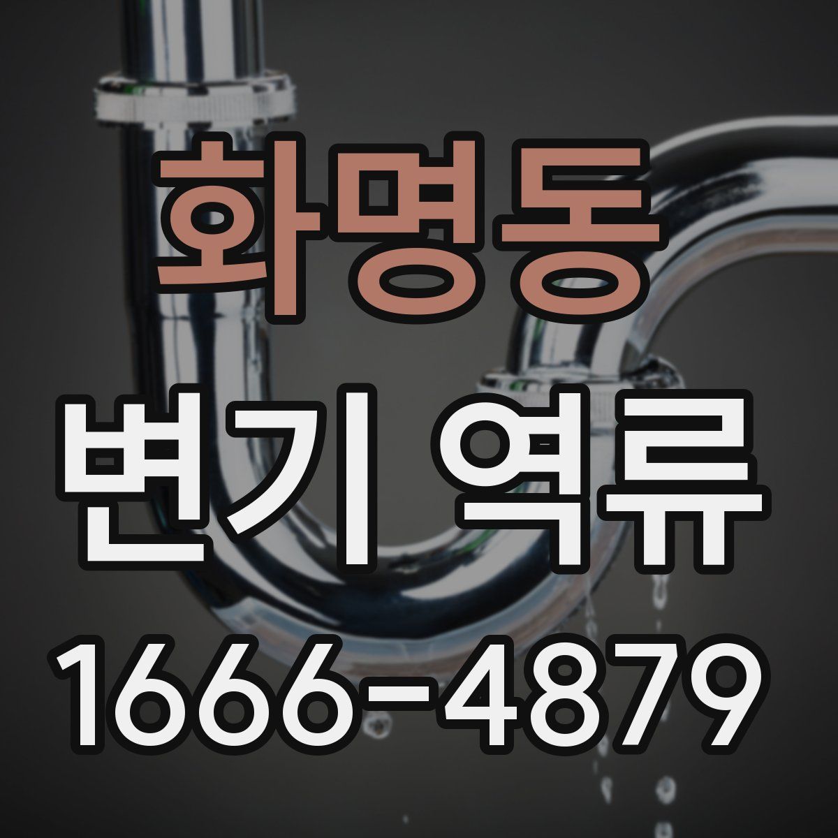 화명동 변기 역류