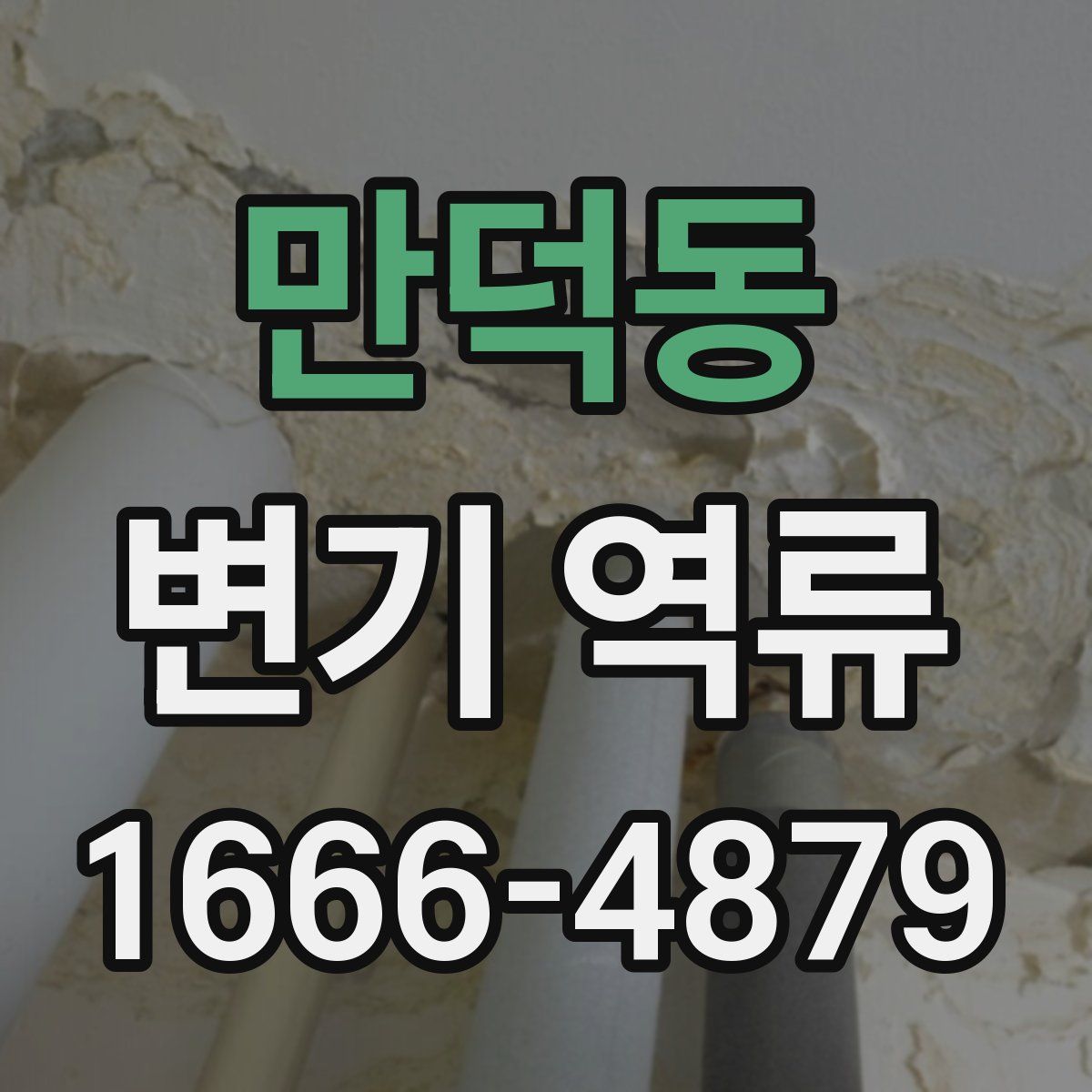 만덕동 변기 역류