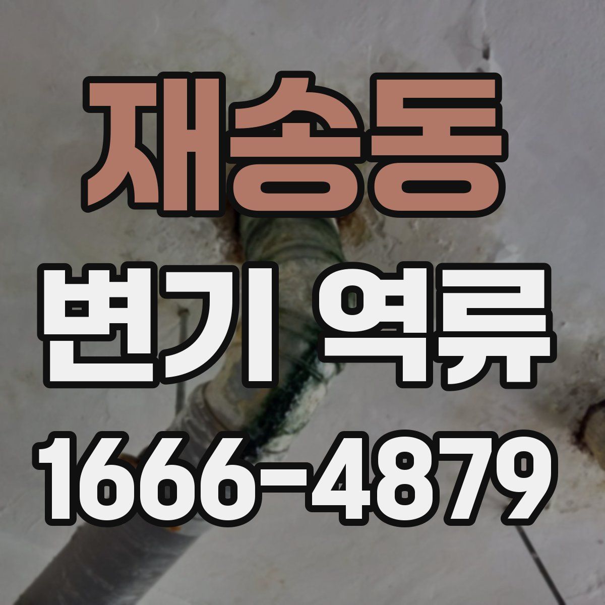 재송동 변기 역류