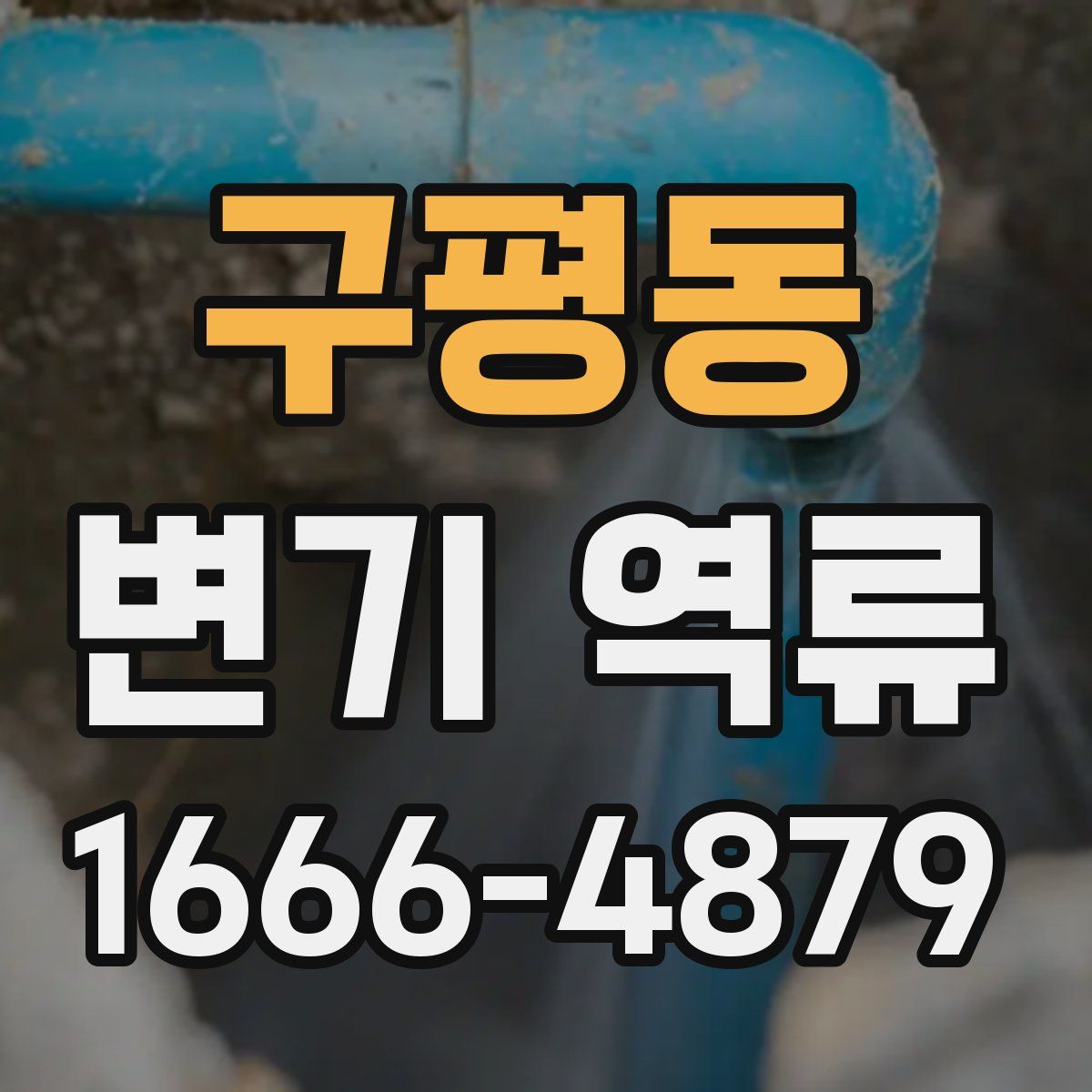 구평동 변기 역류