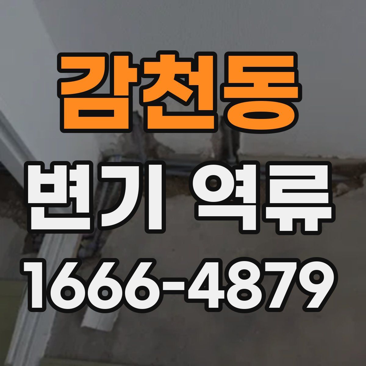 감천동 변기 역류