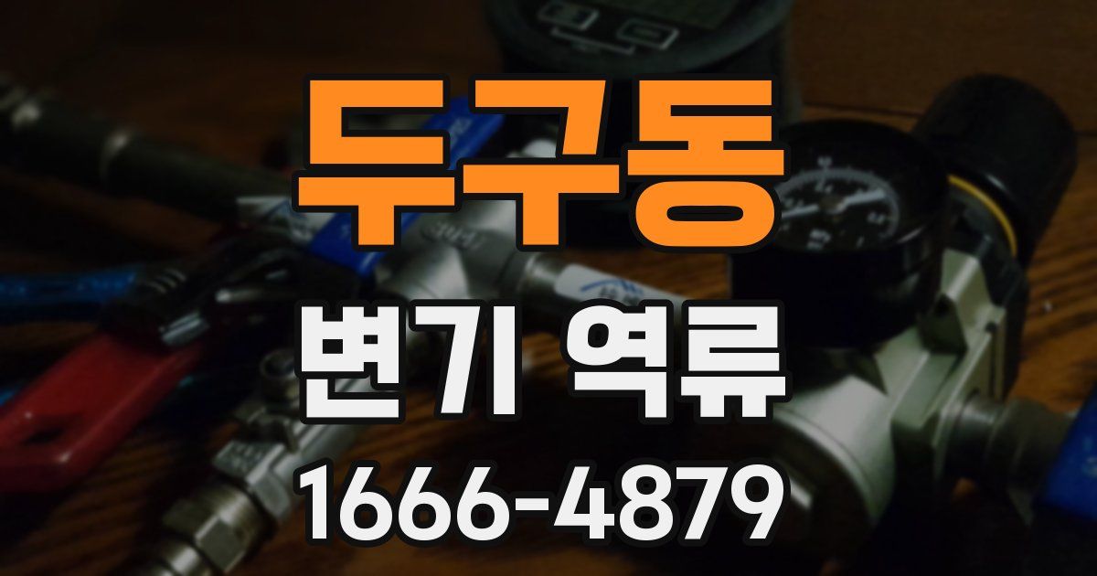 두구동 변기 역류
