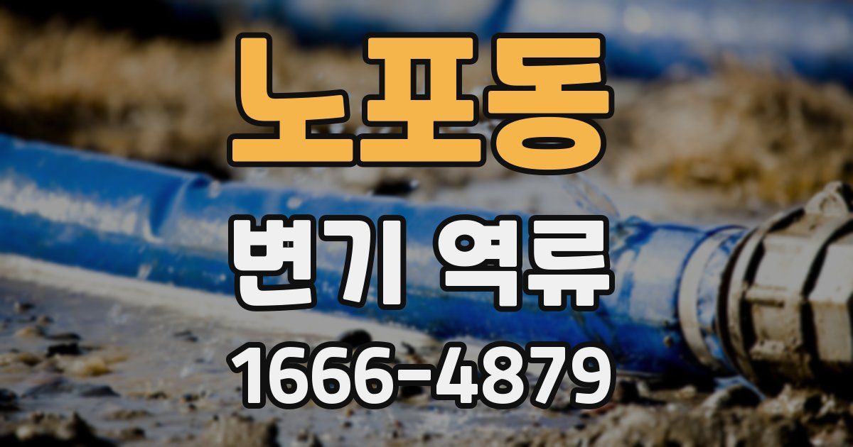 노포동 변기 역류