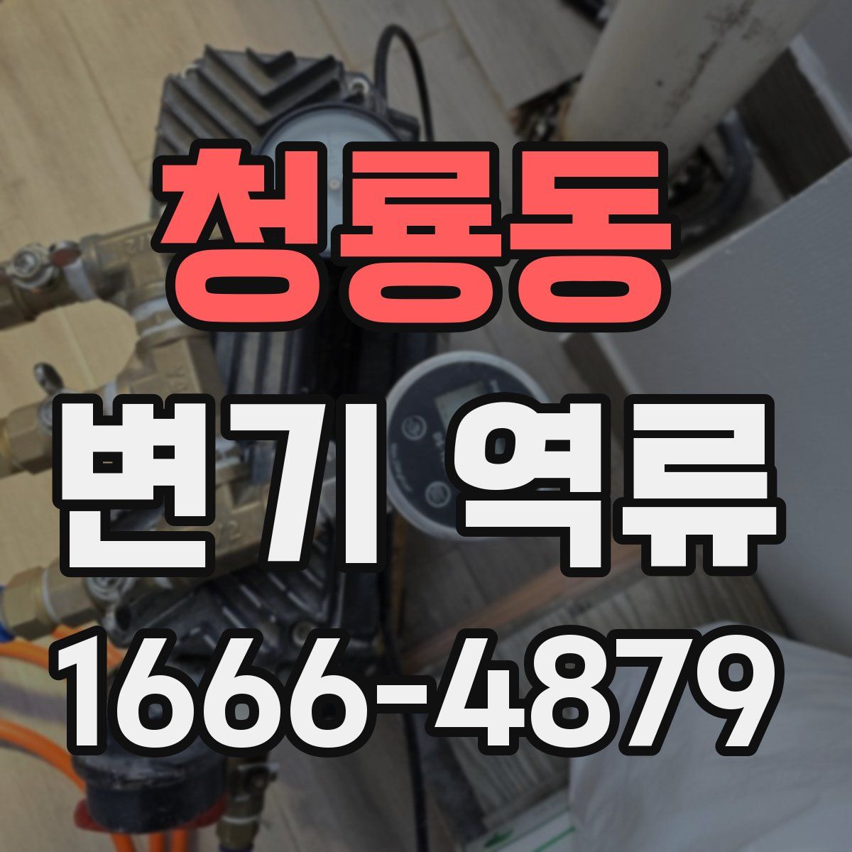청룡동 변기 역류