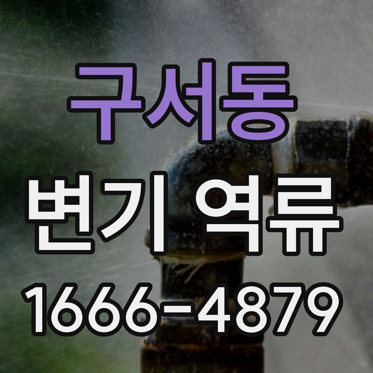 구서동 변기 역류