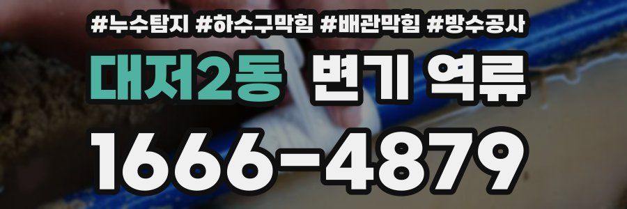 대저2동 변기 역류