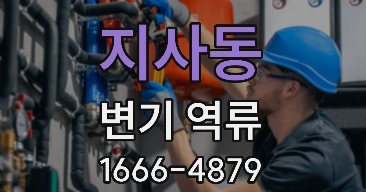 지사동 변기 역류