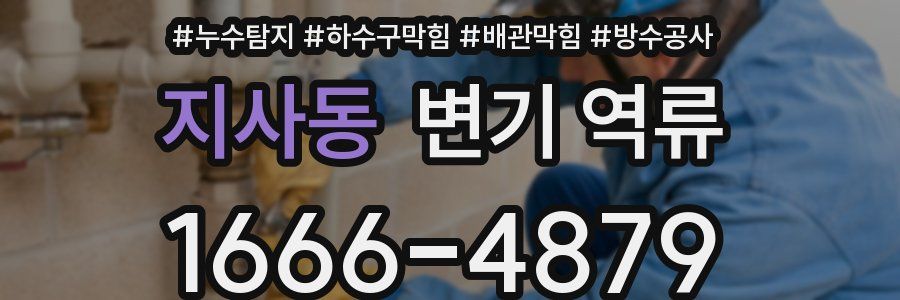 지사동 변기 역류