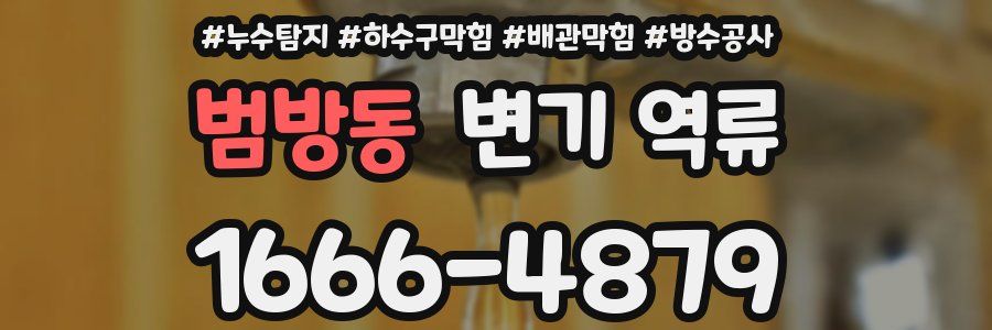 범방동 변기 역류