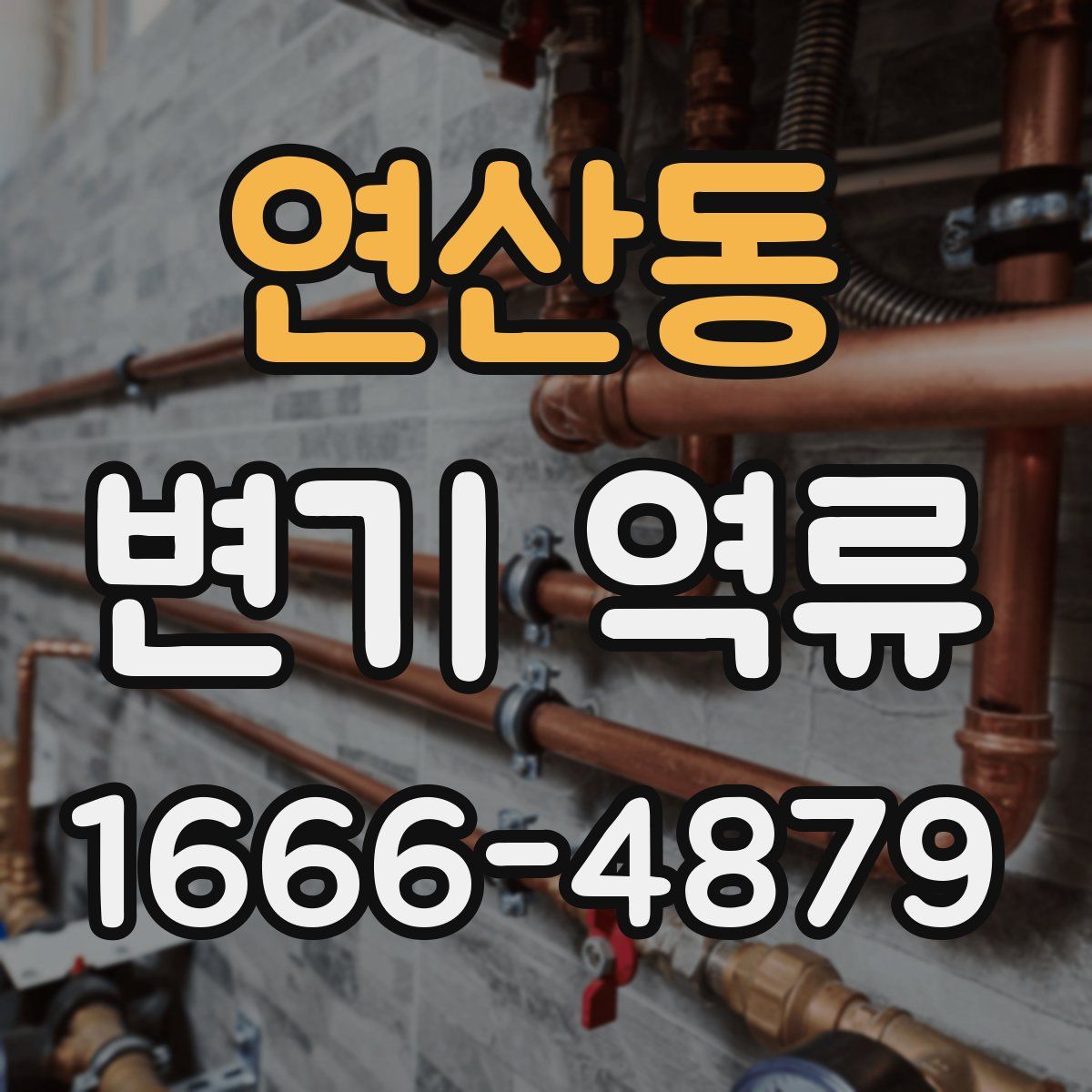 연산동 변기 역류