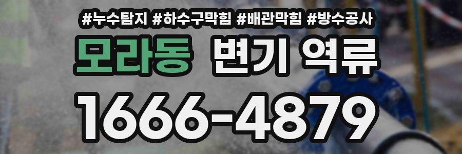 모라동 변기 역류