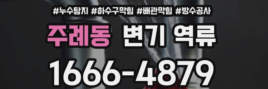 주례동 변기 역류