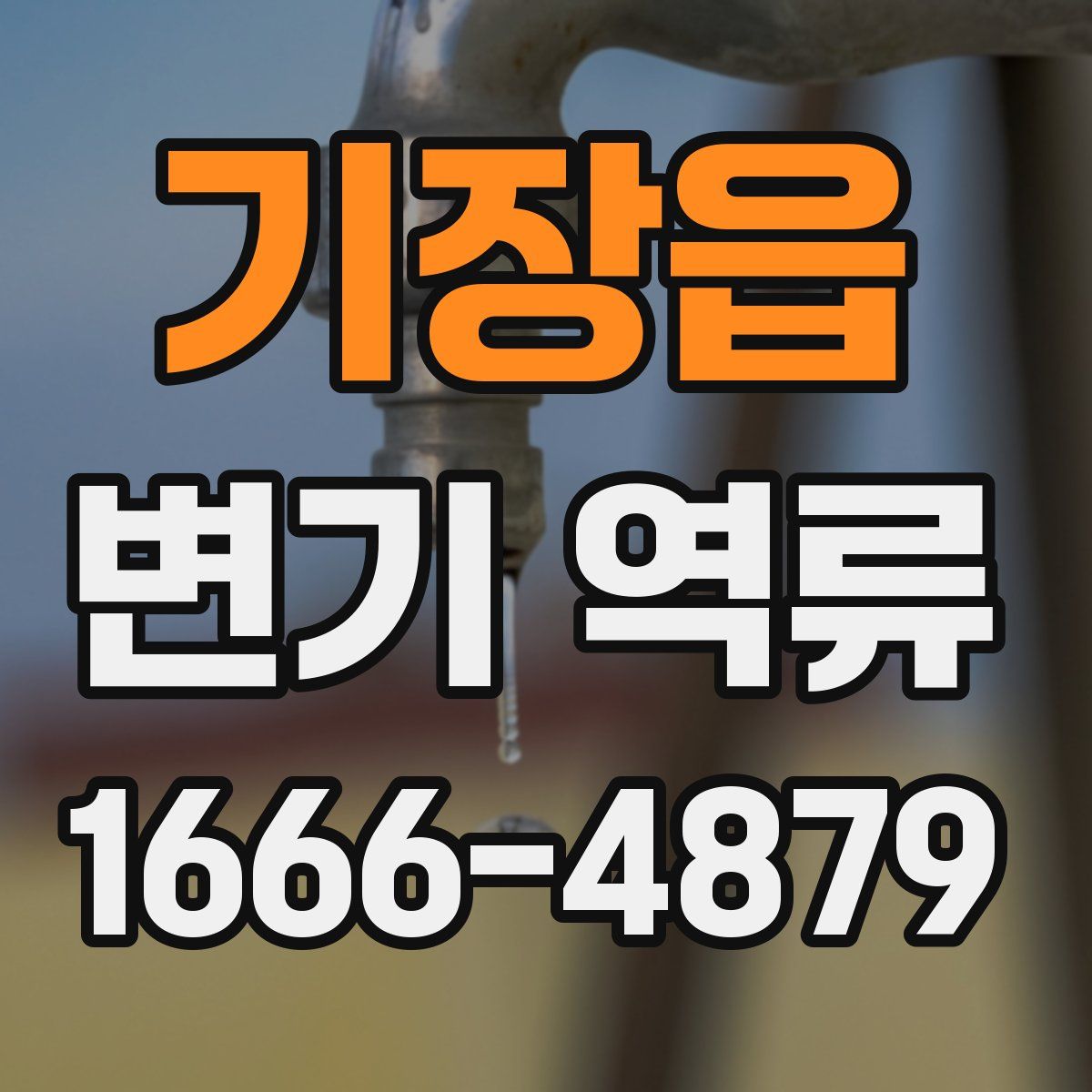 기장읍 변기 역류