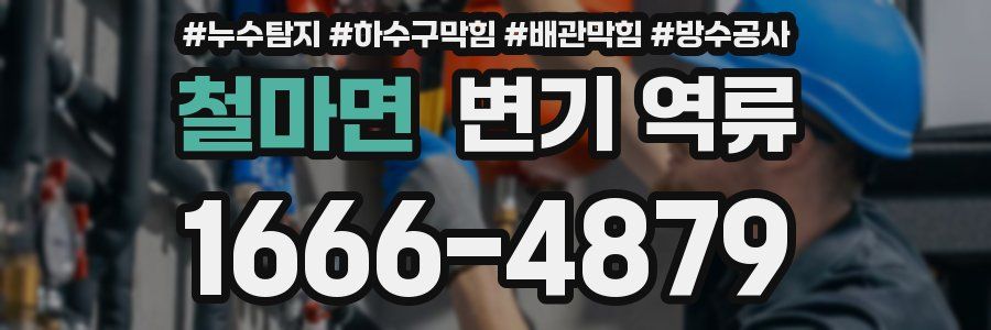 철마면 변기 역류